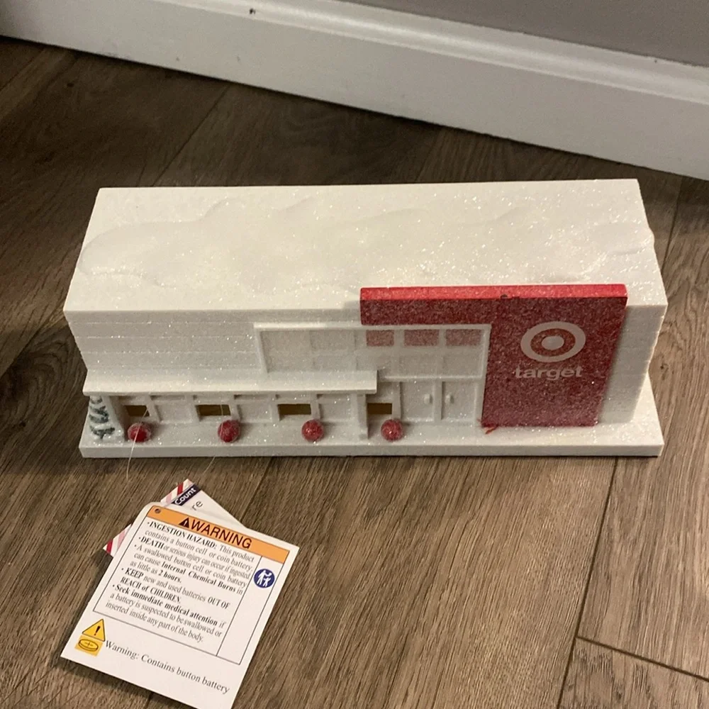 Target Bullseye Christmas Village Light-Up Target Store HARD TO FIND NWT 2024